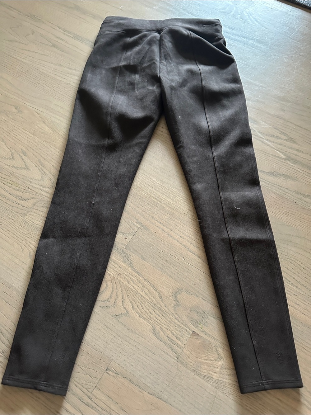 Spanx Brown Suede Ponte Leggings - Picture 3 of 3